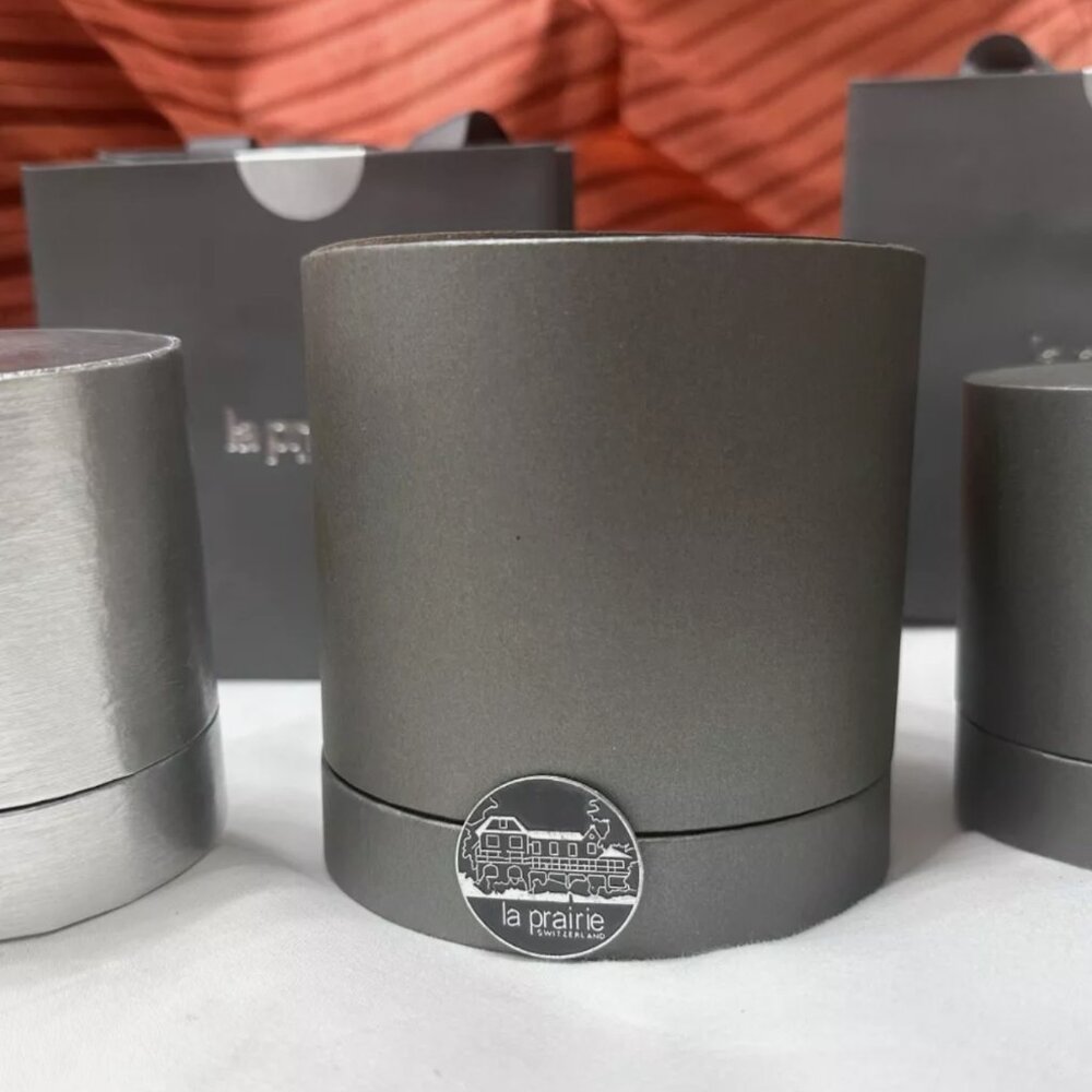 La Prairie EMPTY Luxury Boxes for Skin Caviar Luxe Cream Face & Eyes w/ SPATULAs